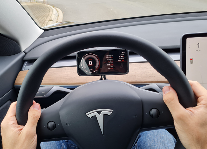 RACLIX® Tesla-Halterung Ohne MagneticDock (für M3/MY bis 11/2023)